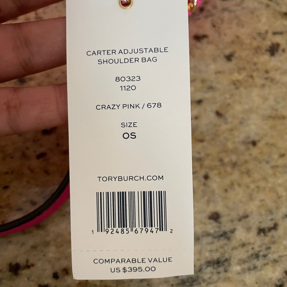 HP💝 New Tory Burch 💝 Carter Adjustable Shoulder - Picture 2 of 9